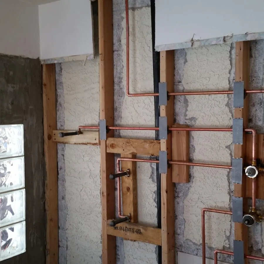 Copper pipe installation for Repiping in Blanchard